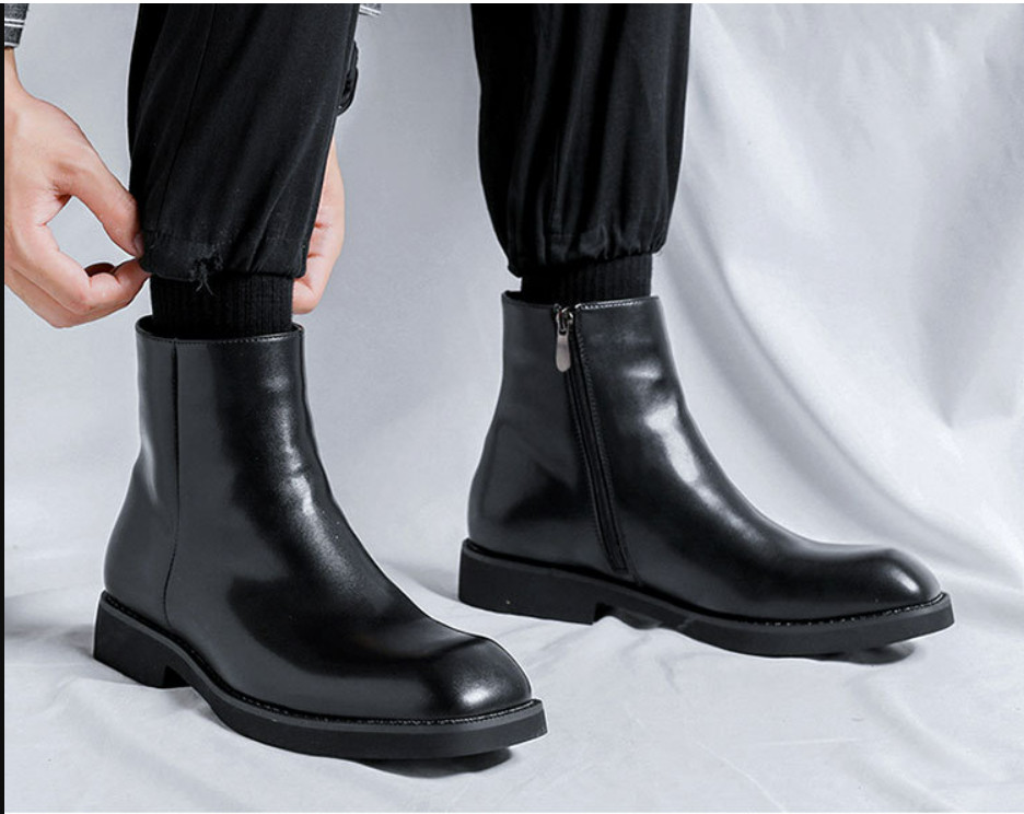 Giày Chelsea Boots all balck CS44 - ĐỒ DA MAXDOC
